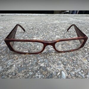 Prada Brown Women’s Rectangular Glasses Frames